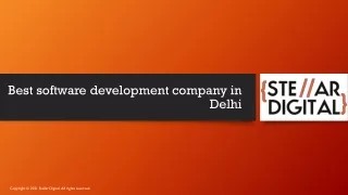 Best software development company in Delhi