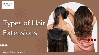 Different Types of Hair Extensions
