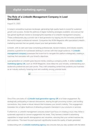 digital marketing agency