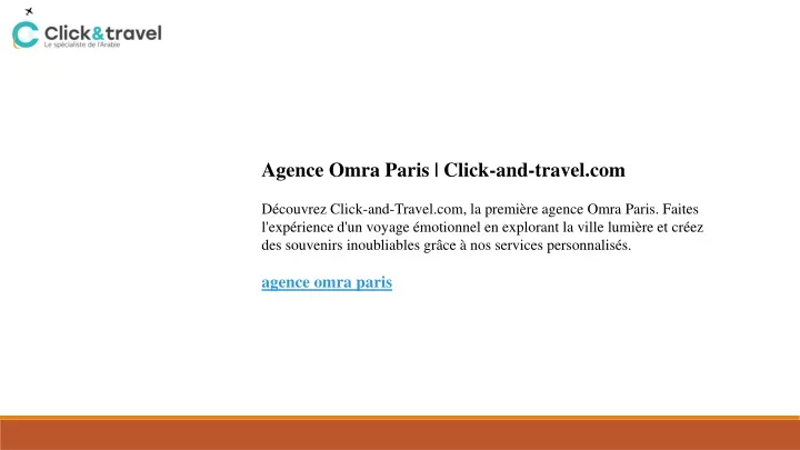 agence omra paris click and travel com d couvrez