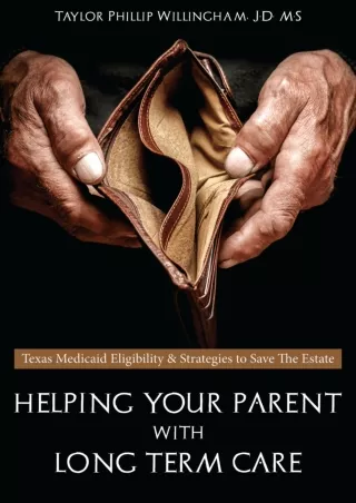 Epub Helping Your Parent With Long Term Care: Texas Medicaid Eligibility