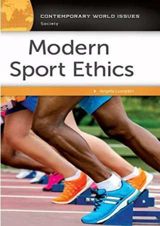 Full Pdf Modern Sport Ethics: A Reference Handbook (Contemporary World Issues)