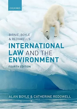 [PDF] Birnie, Boyle, and Redgwell's International Law and the Environment