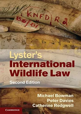 Full PDF Lyster's International Wildlife Law