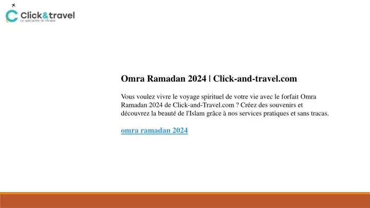 omra ramadan 2024 click and travel com vous