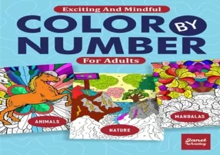 [PDF] Exciting And Mindful Adult Color By Number Coloring Book For Relaxation: S