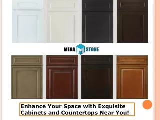 Enhance Your Space with Exquisite Cabinets and Countertops Near You!
