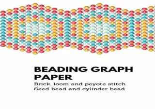 Download Beading graph paper: Brick stitch, loom stitch, peyote stitch (Beading