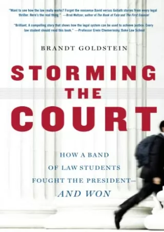 [PDF] Storming the Court: How a Band of Law Students Fought the President--and Won