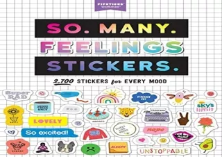 Download So. Many. Feelings Stickers.: 2,700 Stickers for Every Mood (Pipsticks