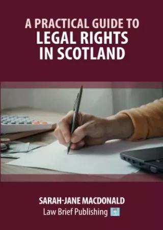 Epub A Practical Guide to Legal Rights in Scotland