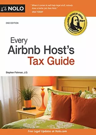 Read PDF  Every Airbnb Host's Tax Guide