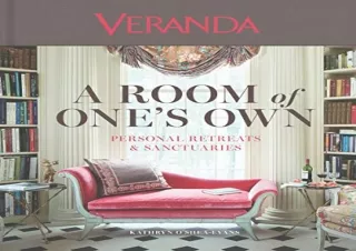 (PDF) Veranda A Room of Oneâ€™s Own: Personal Retreats & Sanctuaries Full