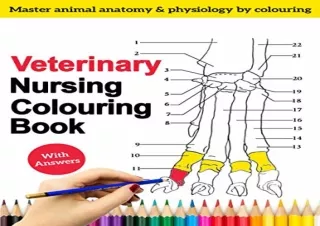 [PDF] Veterinary Nursing Colouring Book - Master Animal Anatomy and Physiology b