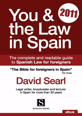Read Ebook Pdf You & the Law in Spain