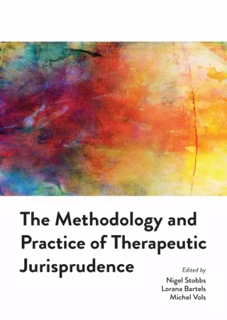 Full Pdf The Methodology and Practice of Therapeutic Jurisprudence