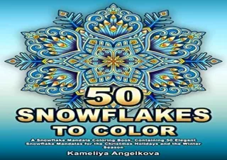 [PDF READ ONLINE] 50 Diamond Mandalas: Color by Number Coloring Book for Adults