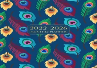 PDF 2022-2026 Monthly Planner: 5 Year Calendar 2022-2026 Monthly Planner 60 Mont