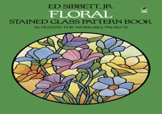 (PDF) Floral Stained Glass Pattern Book (Dover Stained Glass Instruction) Androi