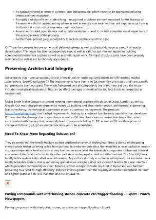 General Elements On Architectural Integrity