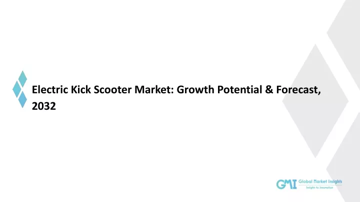 electric kick scooter market growth potential