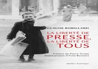 Download La Liberté de presse, la liberté de tous (French Edition) Free