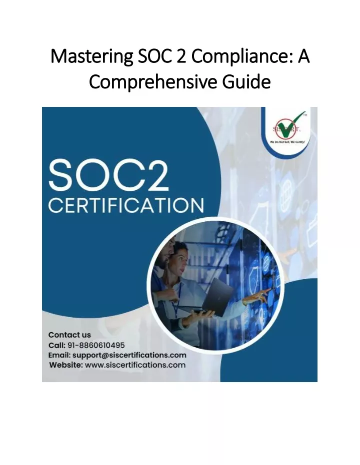 mastering soc 2 compliance a mastering