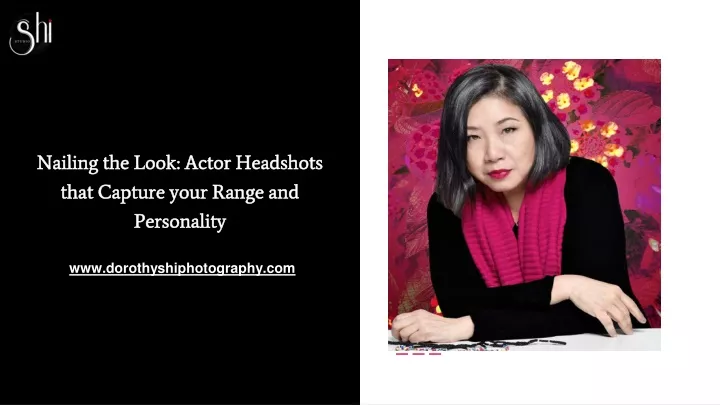 nailing the look actor headshots that capture your range and personality
