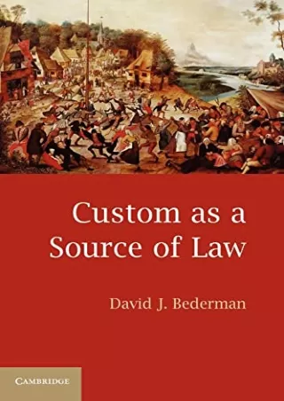 $PDF$/READ/DOWNLOAD Custom as a Source of Law