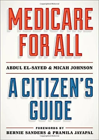 Read ebook [PDF] Medicare for All: A Citizen's Guide