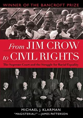 [PDF READ ONLINE] From Jim Crow to Civil Rights: The Supreme Court and the Struggle for Racial