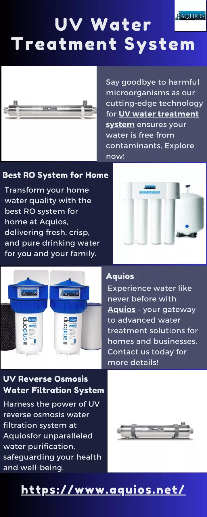 uv water treatment system