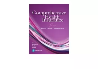 Ebook download Comprehensive Health Insurance Billing Coding and Reimbursement P