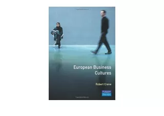 Ebook download European Business Culture unlimited