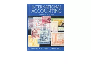 Download PDF International Accounting 7th Edition  unlimited