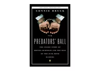 Download The Predators Ball The Inside Story of Drexel Burnham and the Rise of t