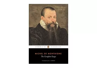 Ebook download Michel de Montaigne The Complete Essays Penguin Classics  full