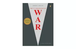 Download The 33 Strategies of War Joost Elffers Books  full