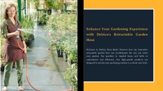 Enhance Your Gardening Experience with Delrico's Retractable Garden Hose