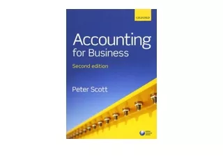 Download PDF Accounting for Business unlimited