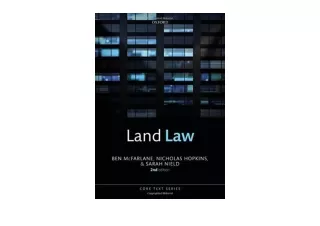 Download Land Law Core Texts Series  for android