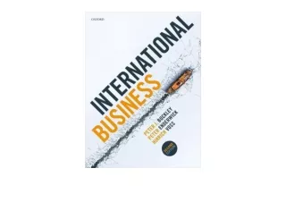 Download International Business 2nd Edition free acces