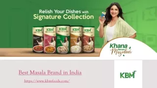Best Masala Brand in India