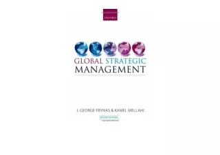 Download Global Strategic Management free acces