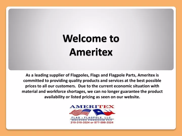 welcome to ameritex