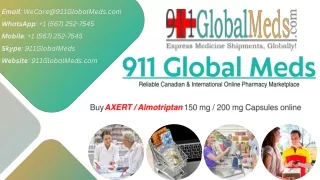 Order AXERT  Almotriptan Malate Online - Same Day Delivery