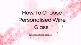Personalised Wine Glass Set