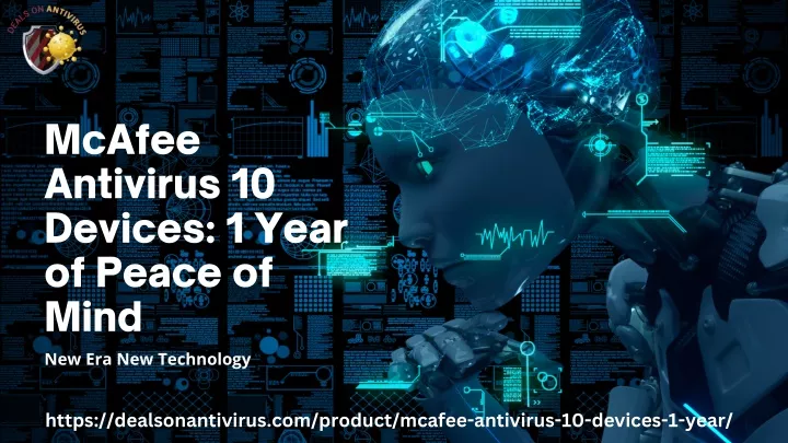 mcafee antivirus 10 devices 1 year of peace