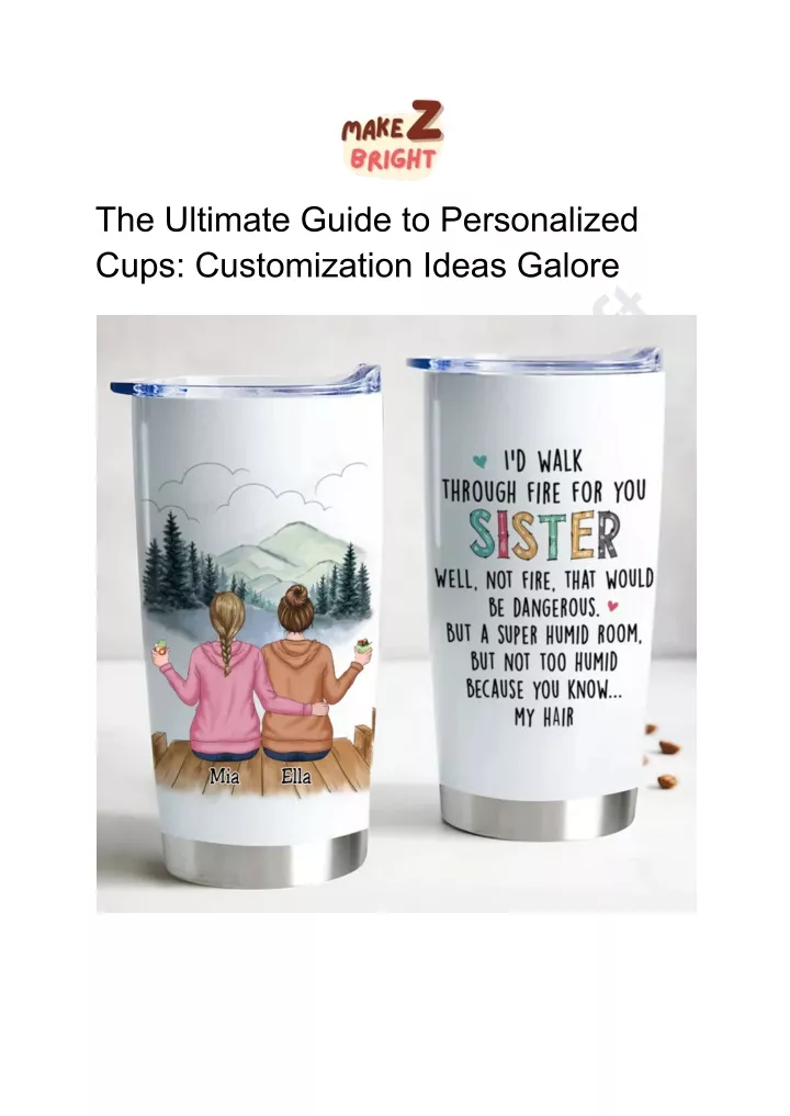 the ultimate guide to personalized cups