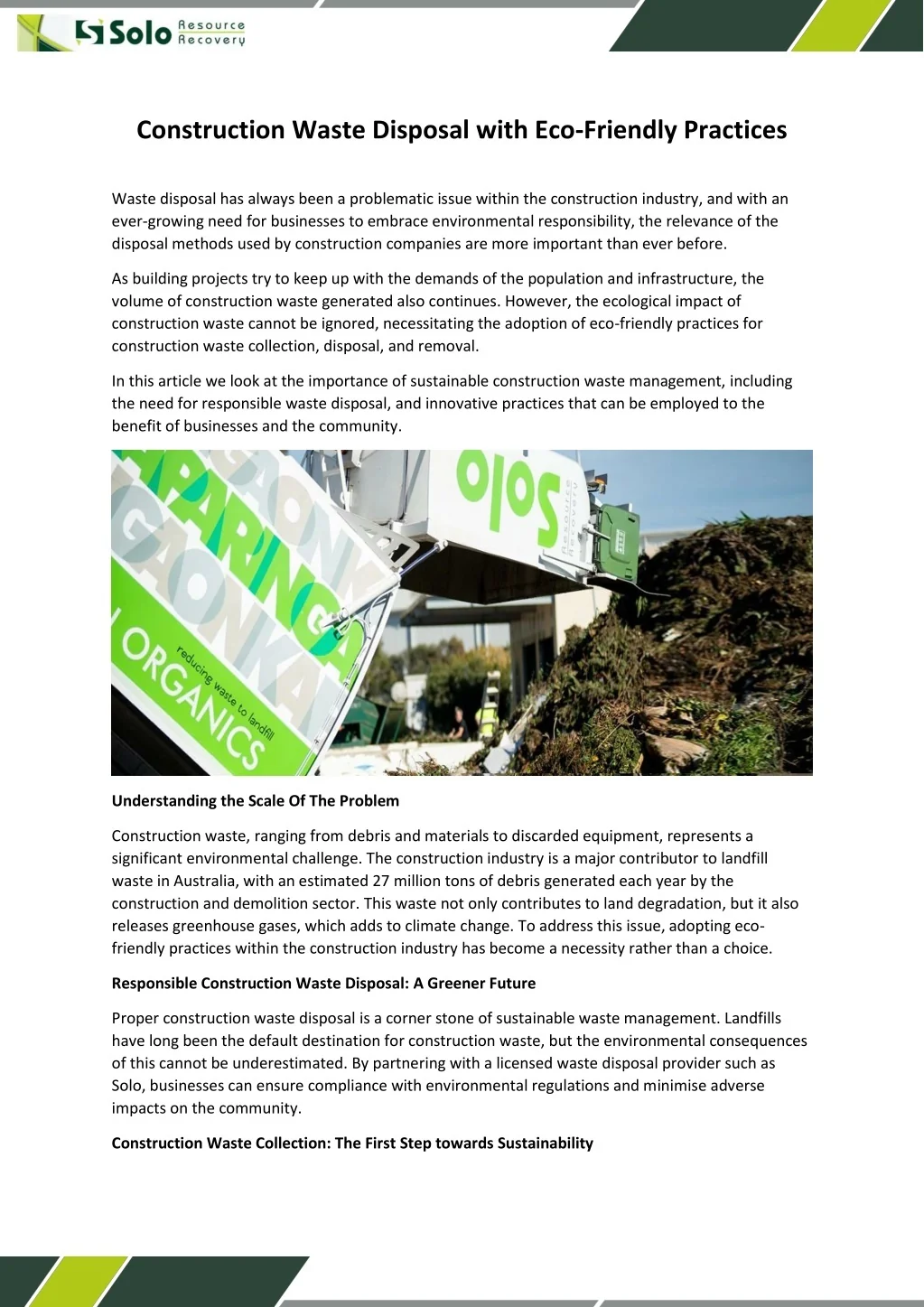 Photo inspiration: Gallery Detail: Ppt Construction Waste Disposal With Eco Friendly Practices Powerpoint Presentation